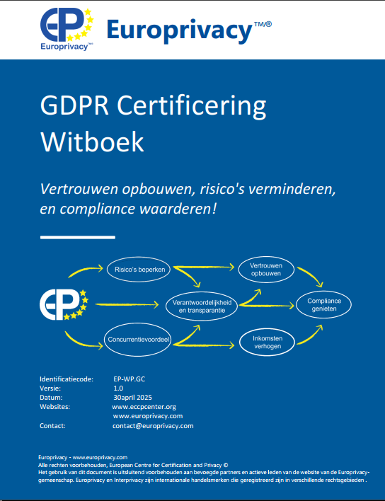 GDPR Certification – ECCP White Paper Preview