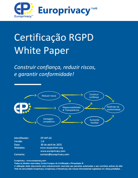 GDPR Certification – ECCP White Paper Preview